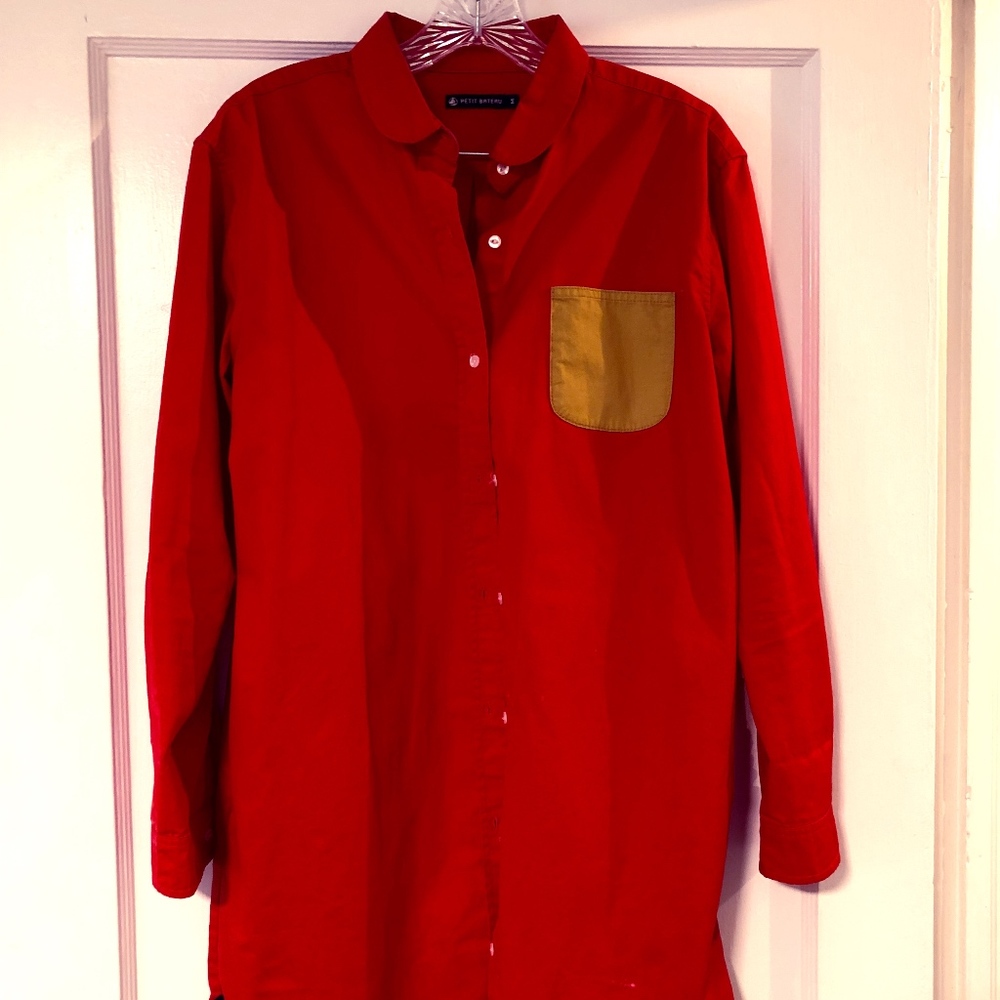 Petit Bateau Cotton Shirt Dress